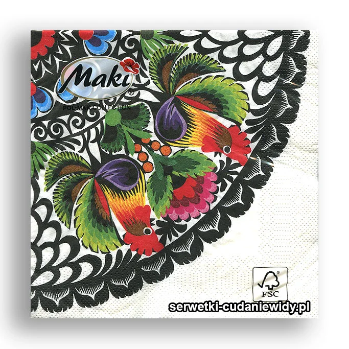 0210PACZKA Wycinanki Łowickie
