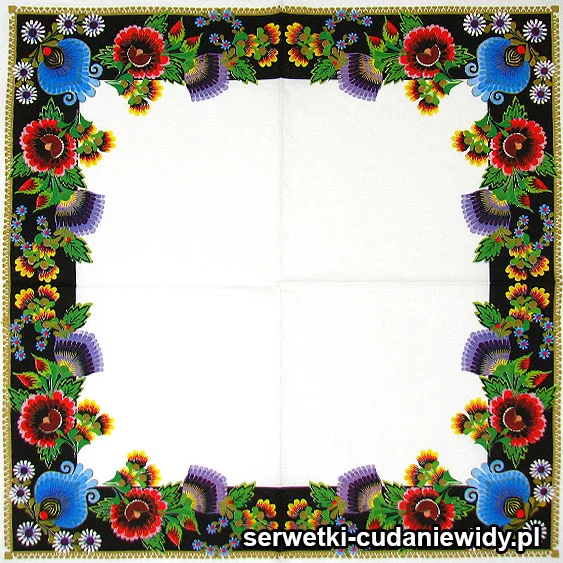 0224 Łowicki Border Z Czarnym