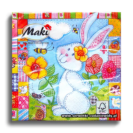 0399PACZKA Patchwork Hare