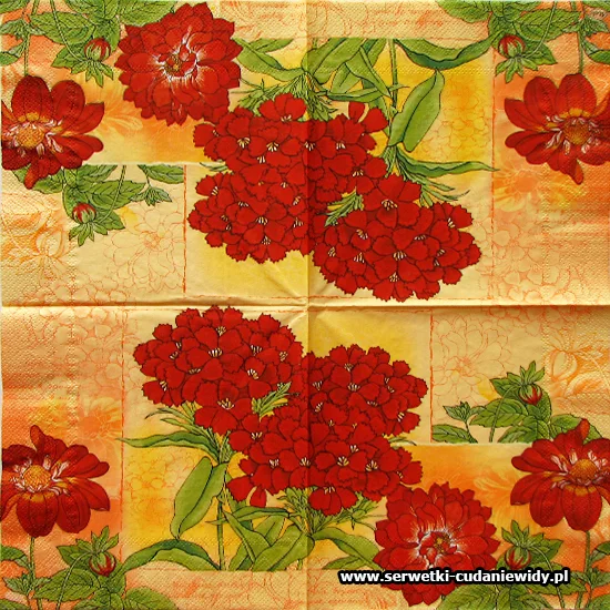 0495 Bunch Of Red Flowers