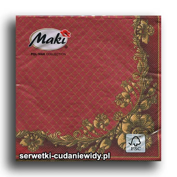 0532PACZKA Kratka Z Ornamentem