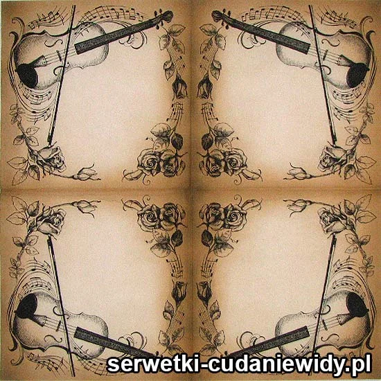 0538 Skrzypce I Róża