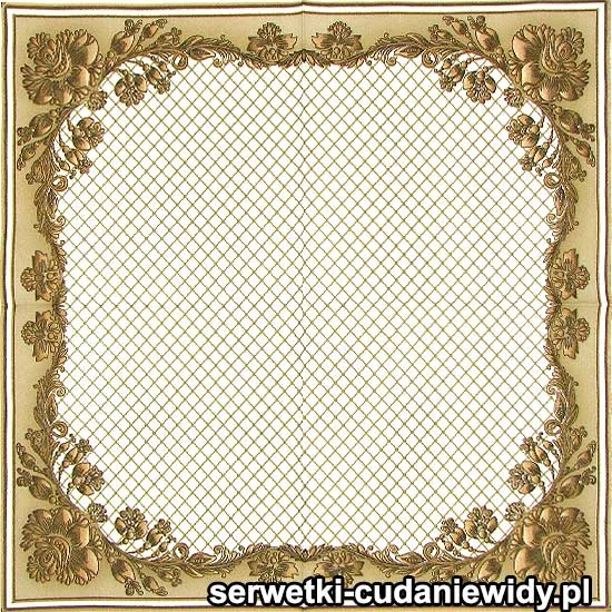 0665 Elegancka Biała Ze Złotem