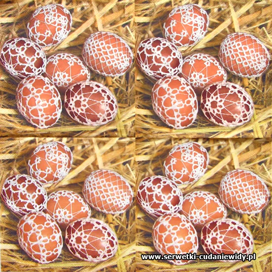 0891 Easter Eggs In Lace