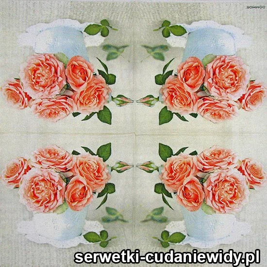 0893 Pomarańczowe Róże