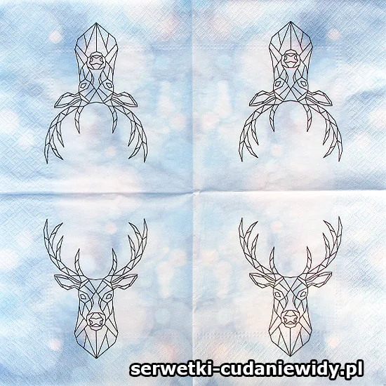 0904 Geometric Deer