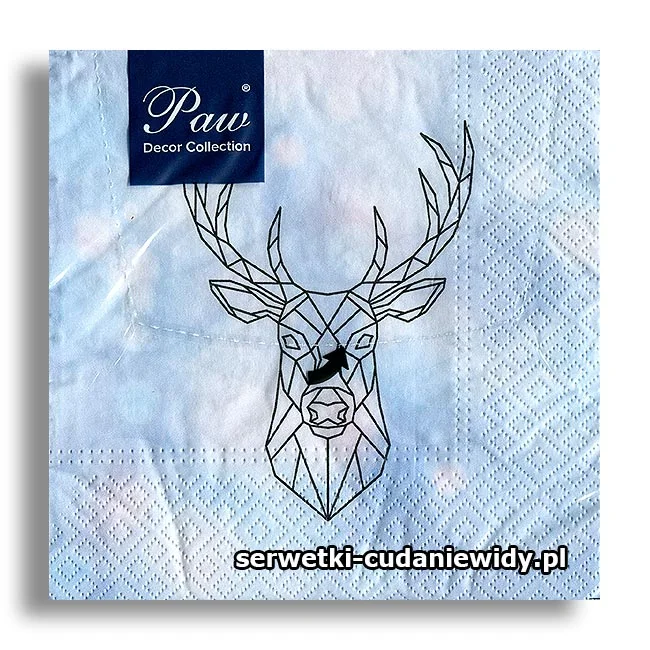 0904PACZKA Geometric Deer