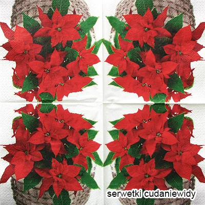 0918 Poinsettia Basket