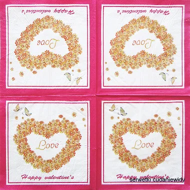 0940 Serwetkowe Love
