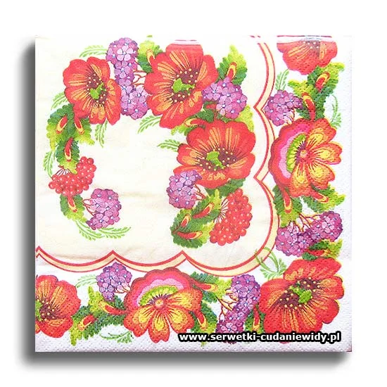10279PACZKA Folk Flowers