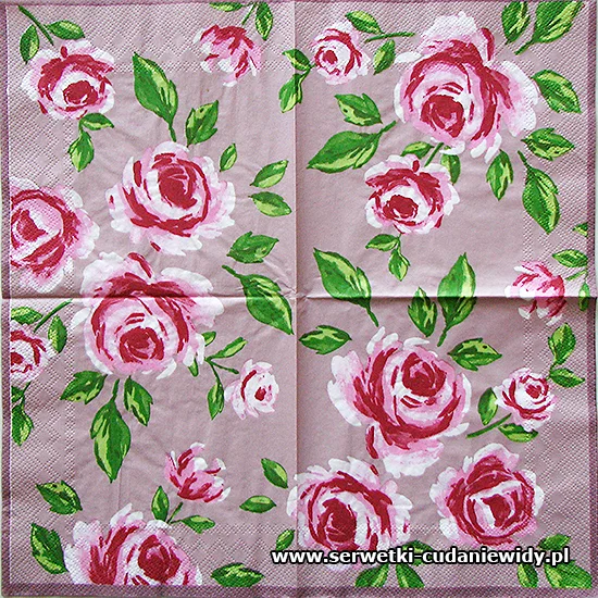 10458 Roses On Purple
