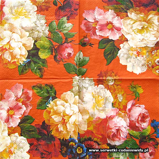 10653 Bouquet Flowers Orange