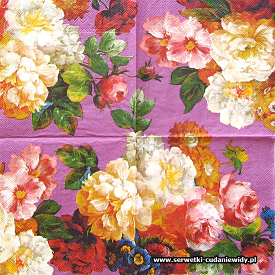 10654 Bouquet Flowers Violet