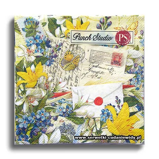 10712PACZKA Postcard Garden