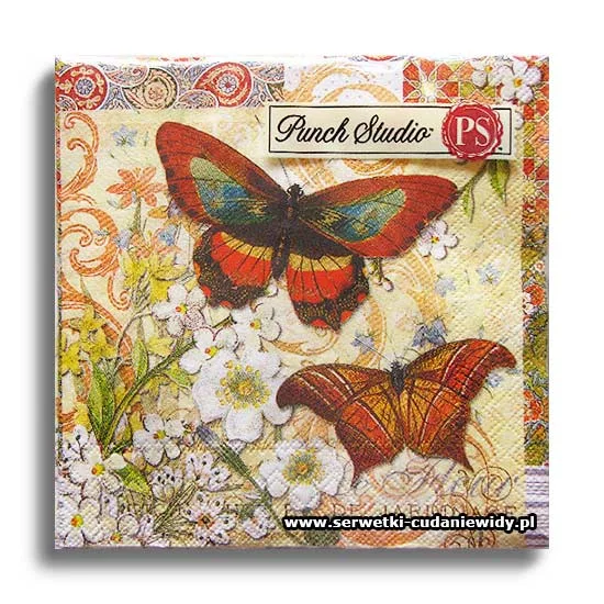 10714PACZKA Rustic Butterfly