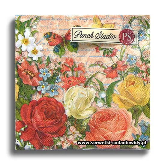 10717PACZKA Pastel Roses