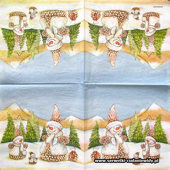 10830 Pinecone Snowmen