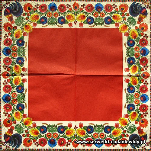 1127 Border Łowicki Z Czerownym Środkiem
