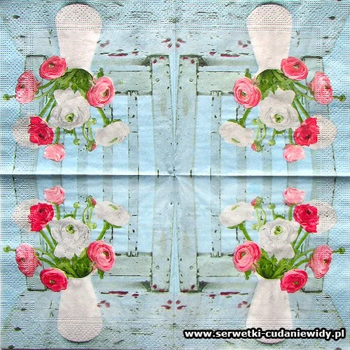 1170 White Pink Flowers