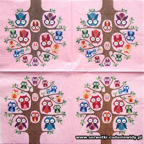 1413 Owls On Tree