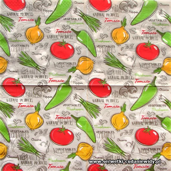 1492 Summer Vegetables Allover