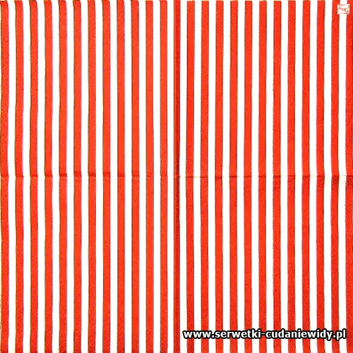 1640 White Red Stripes