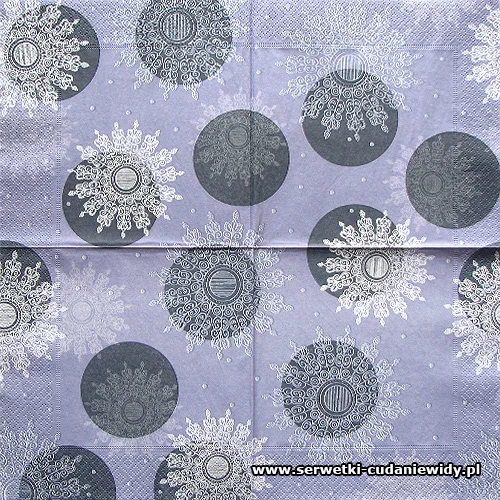 1741 Grey Violet Stars