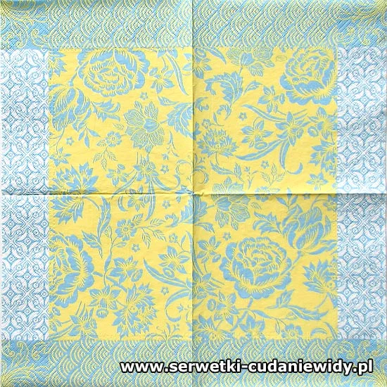1761 Lilly Yellow Blue