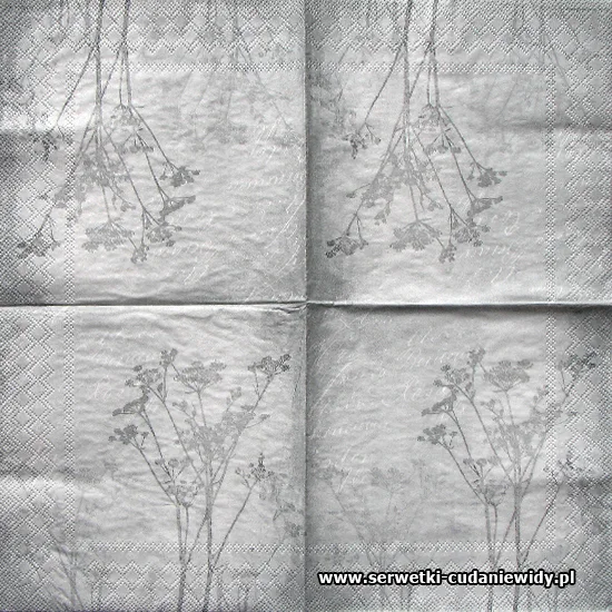 1863 Floral Harmony Grey