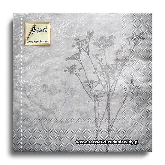 1863PACZKA Floral Harmony Grey