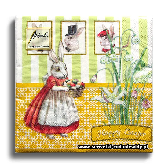 1865PACZKA Mother Easter Bunny