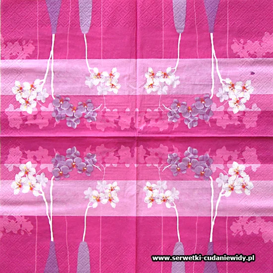 1896 Flower On Pink
