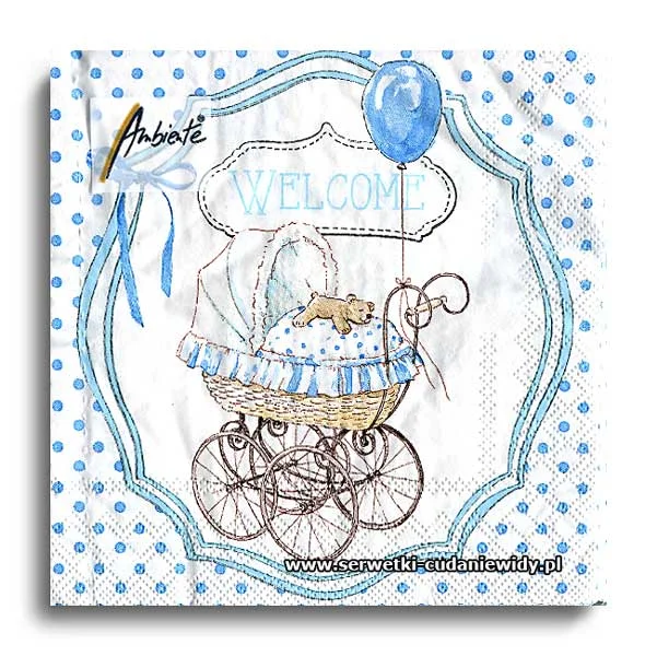 1900PACZKA Welcome Blue