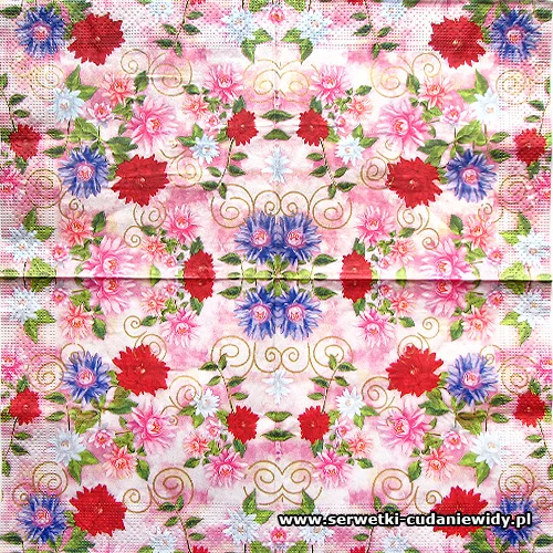 2100 Flowers On Pink