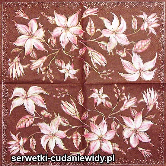 2450 Lilie Na Bordowym Tle