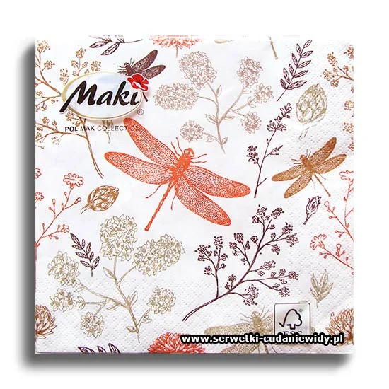 2576PACZKA Dragonflies And Herbs