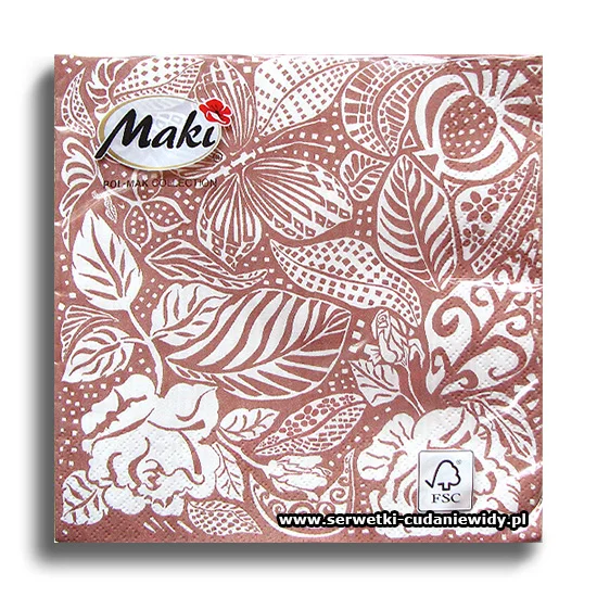 2583PACZKA Monochrome Garden Brown