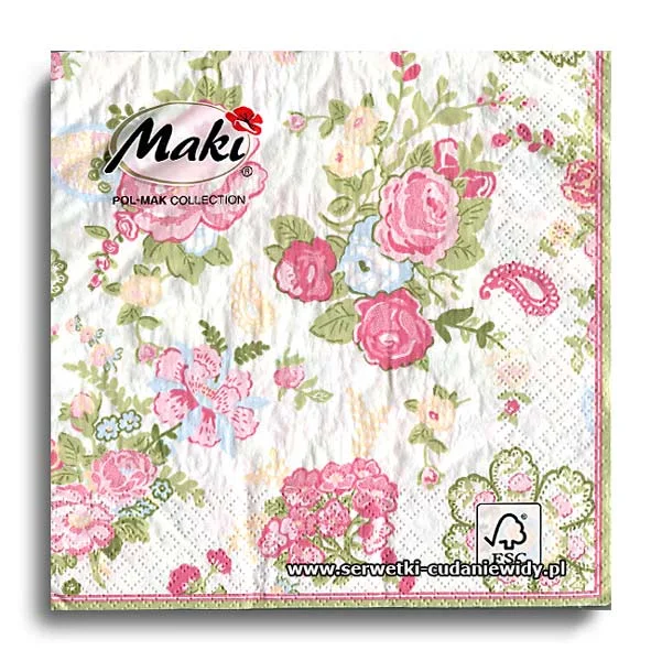 2637PACZKA Wallpaper With Roses White