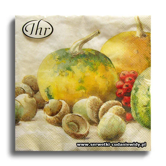 2647PACZKA Pumpkin And Acorns Cream