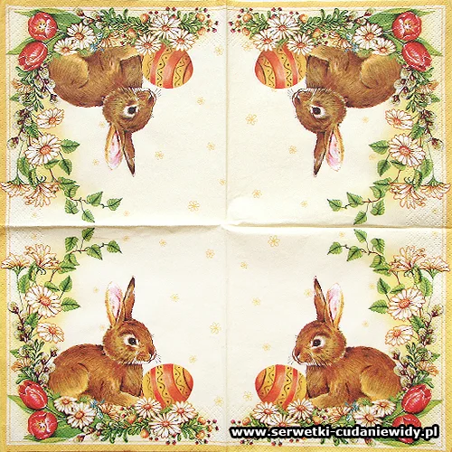 2823 Easter Egg & Hare Yellow