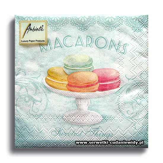2839PACZKA Macarons Aqua