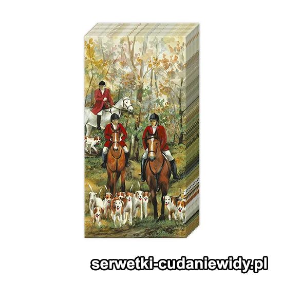 2922PACZKA Myśliwi, Konie, Psy
