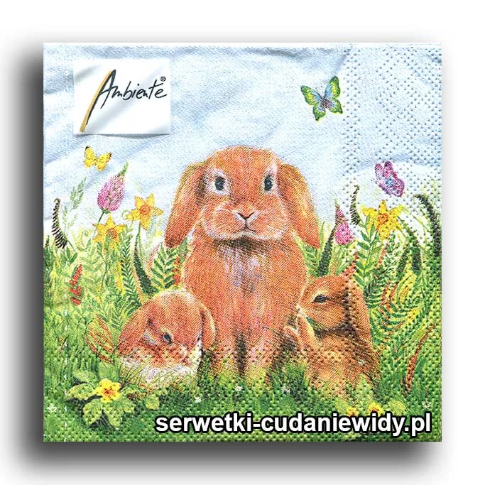 3008PACZKA Zające Wielkanocne