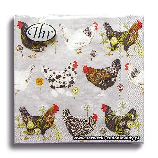 3024PACZKA Spatter Hens Grey