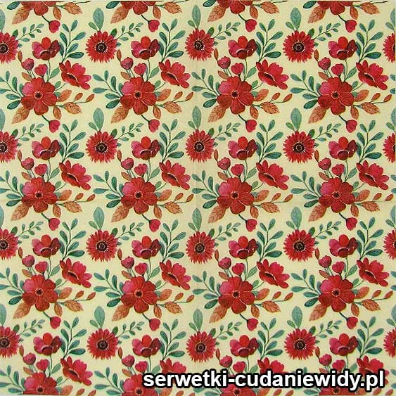 3030 Czerwone Kwiaty Ja Daję Kobiecie