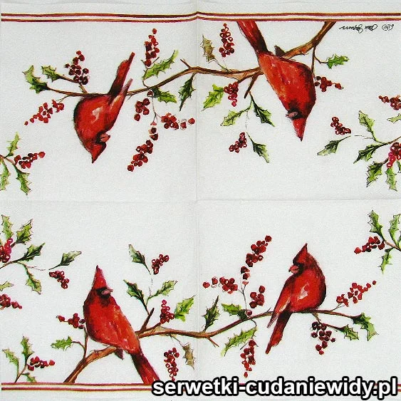 3046 Świąteczny Kardynałek
