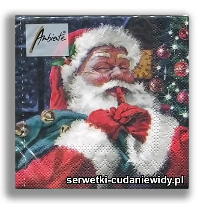 Serwetki W Paczkach Małe 25X25Cm Boże Narodzenie