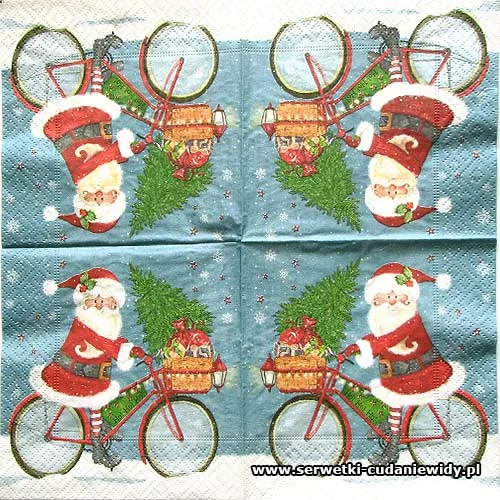 3318 Santa On A Bike