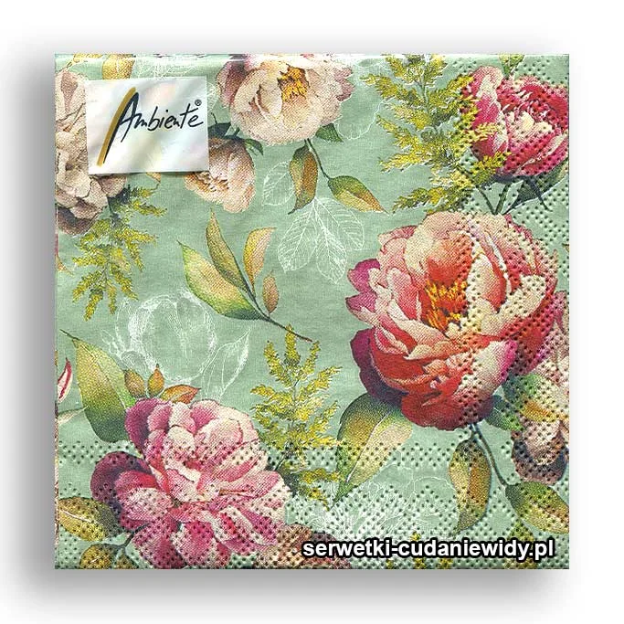 3330PACZKA Piękne Nowe Peonie