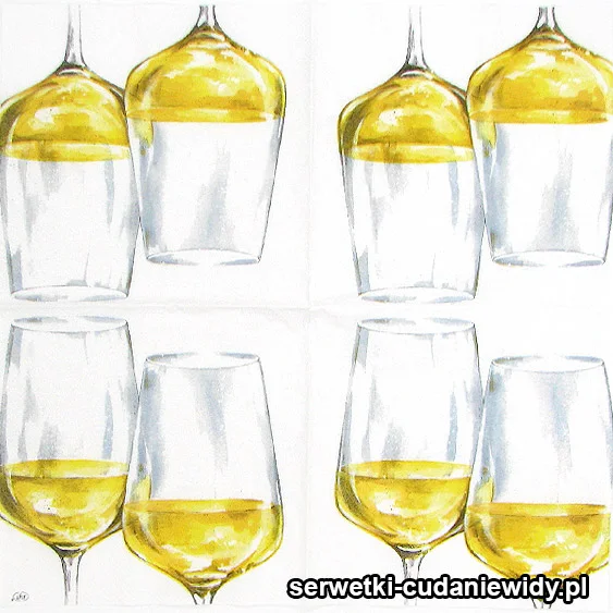 3366 Kieliszki Z Białym Winem
